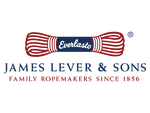 Logo of James Lever & Sons with a red and blue rope design and 'Everlasto' branding.
